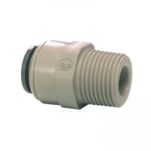 John Guest Male Connector 1/4 x 1/4 NPTF PI010822S