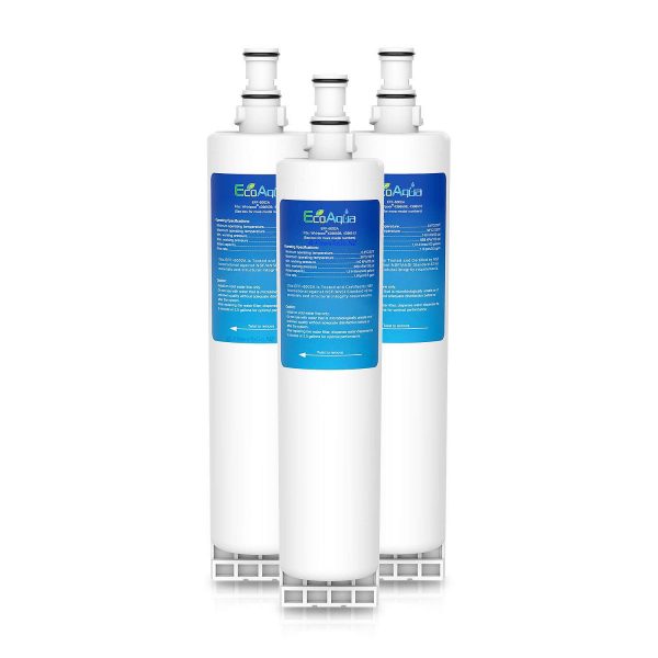 Eco Aqua EFF-6002A Compatible for Whirlpool 4396508 Water Filter KitchenAid MAYTAG 3Pack